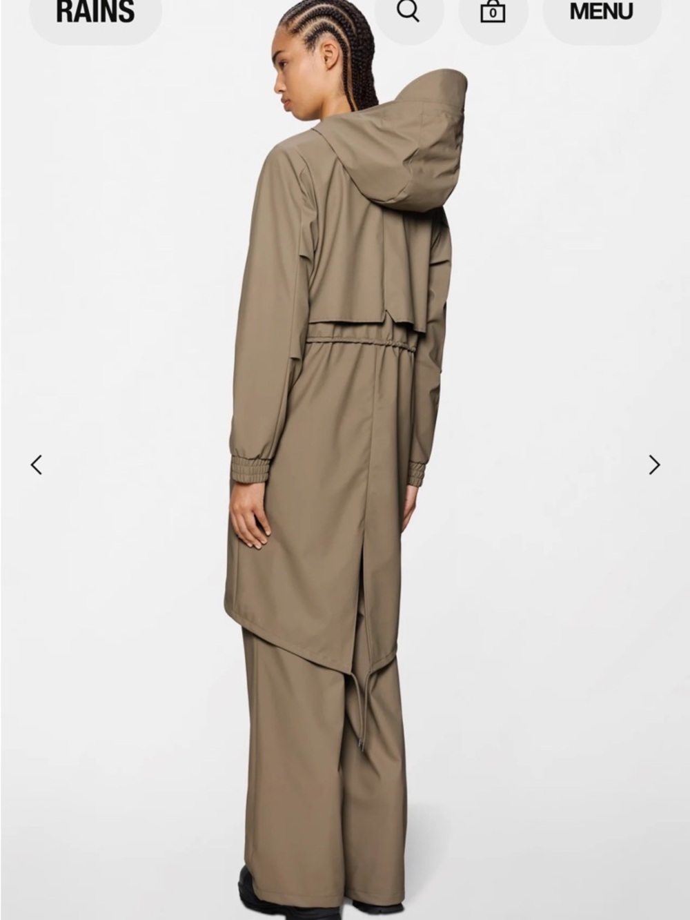RAINS String W Parka - Picture 3 of 3